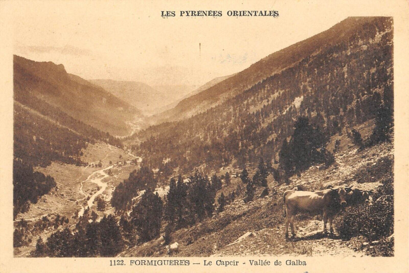 Carte postale ancienne Formigueres Le Capcir Vallee De Galba