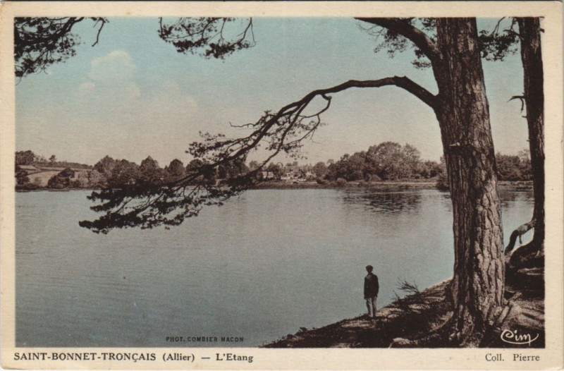Carte postale ancienne Saint-Bonnet-Troncais L'Etang