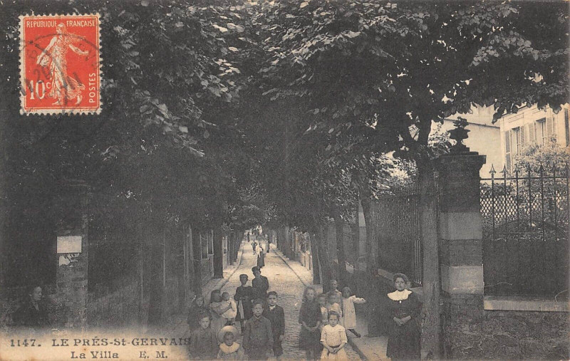 Carte postale ancienne Le Pres Saint Gervais La Villa