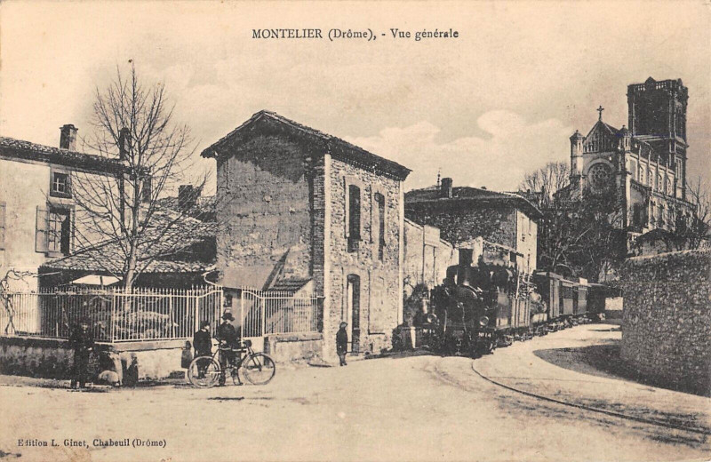 Carte postale ancienne Montelier Vue Generale