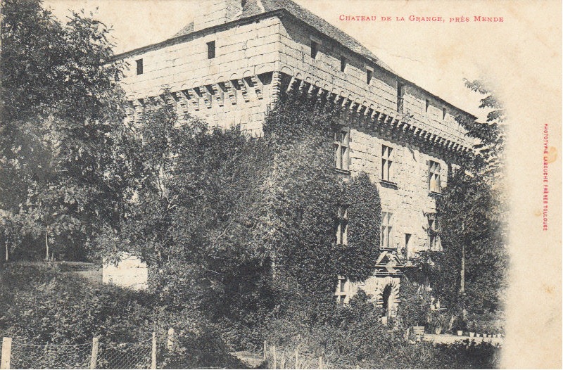 Carte postale ancienne Château de La Grange (Servières)