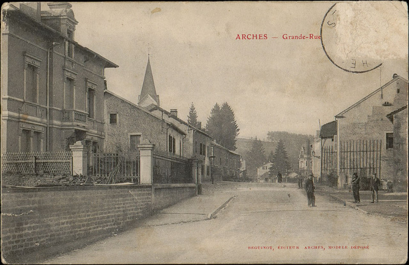 Carte postale ancienne Carte postale, Arches, Grande rue