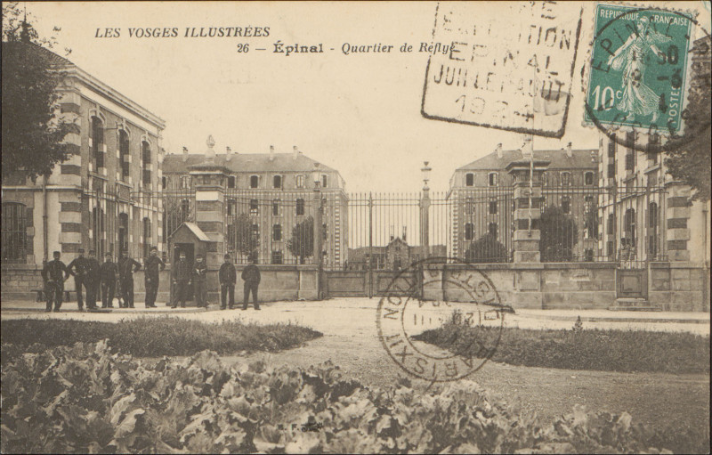 Carte postale ancienne Carte postale, Epinal, Quartier de Reflye