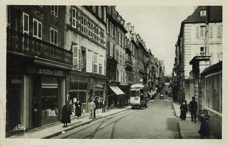 Carte postale ancienne Btv1b10106132h rue de siam à Brest