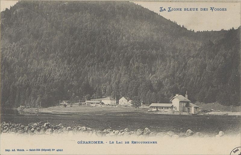 Carte postale ancienne Carte postale, Gérardmer, Le Lac de Retournemer