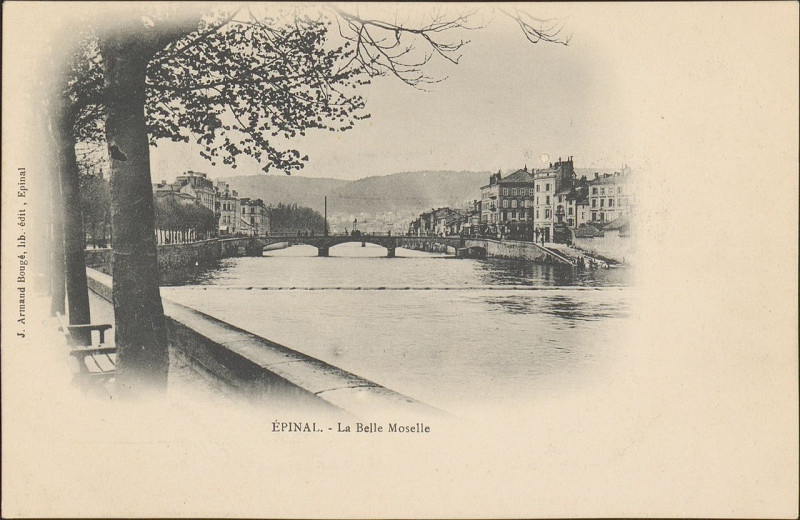 Carte postale ancienne Carte postale, Epinal, La Belle Moselle