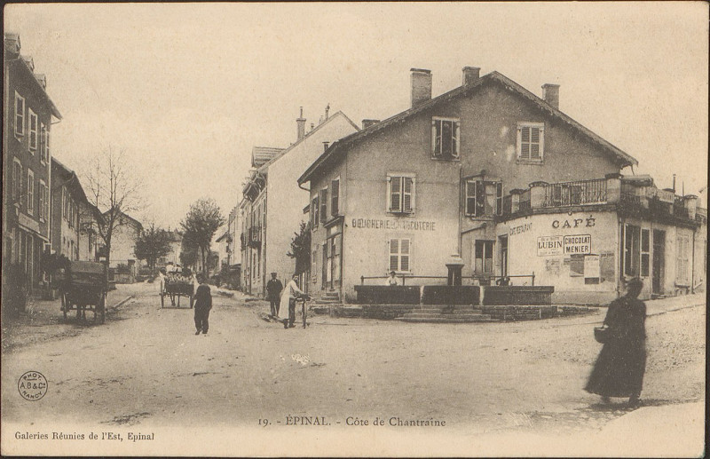 Carte postale ancienne Carte postale, Epinal, Côte de Chantraine 2