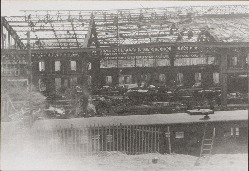 Carte postale ancienne Carte postale, Epinal, Après les bombardements de 1944 8