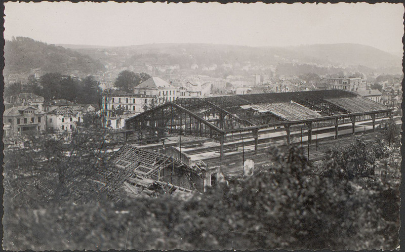 Carte postale ancienne Carte postale, Epinal, Après les bombardements de 1944 29