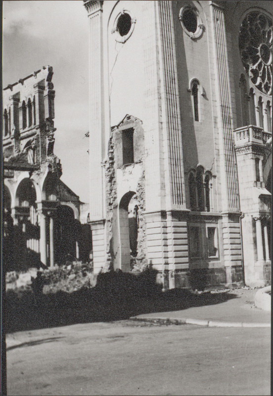 Carte postale ancienne Carte postale, Epinal, Après les bombardements de 1944 14