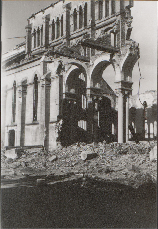 Carte postale ancienne Carte postale, Epinal, Après les bombardements de 1944 12