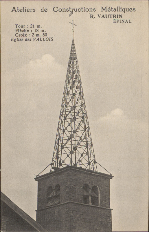 Carte postale ancienne Carte postale, Ateliers de Constructions Métalliques, Epinal …