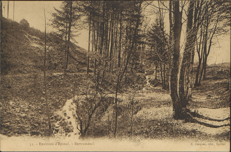Carte postale ancienne Carte postale, Environs d'Epinal, Bertraménil