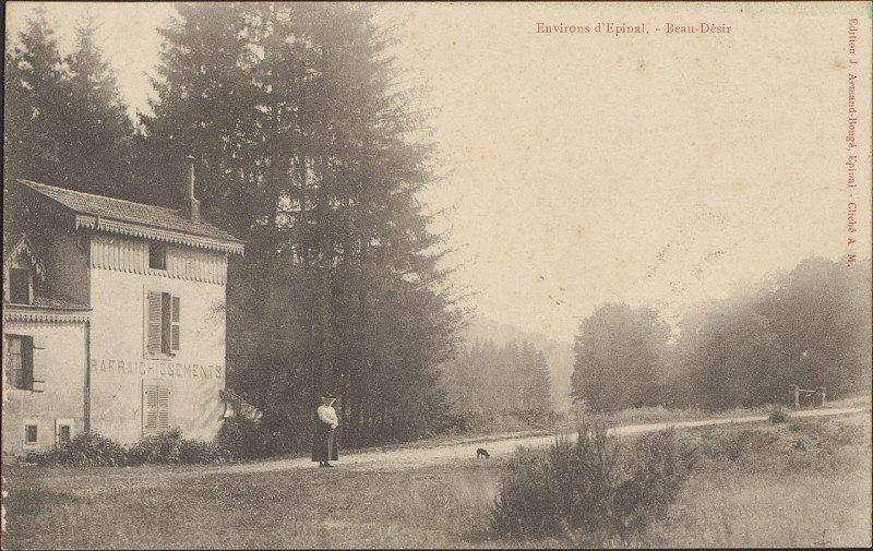 Carte postale ancienne Carte postale, Environs d'Epinal, Beau-Désir