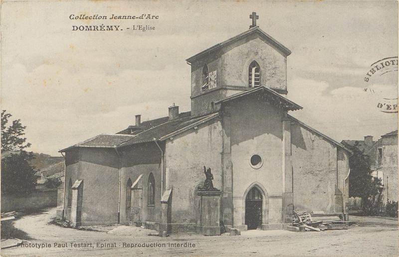 Carte postale ancienne Carte postale, Domrémy, L'Eglise