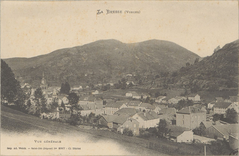Carte postale ancienne Carte postale, La Bresse (Vosges), Vue générale