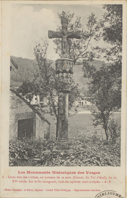 Carte postale ancienne Carte postale, Croix dite des Chênes