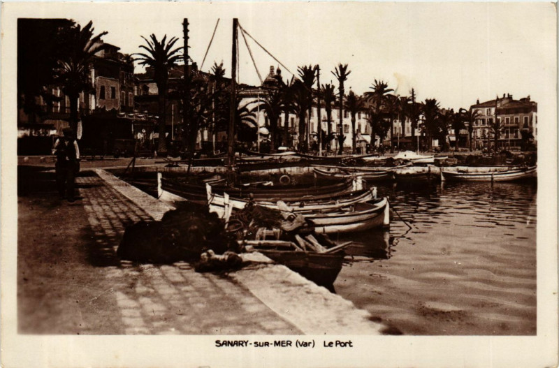 Carte postale ancienne Sanary-sur-Mer - Le Port à Sanary-sur-Mer