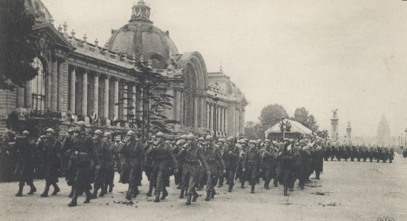 Carte postale ancienne Paris in 1916 à Paris 8e