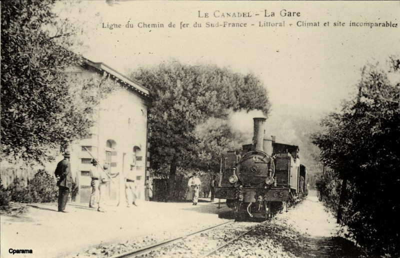 Carte postale ancienne Gare de La Môle Le Canadel
