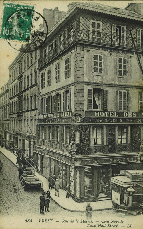 Carte postale ancienne Btv1b10106137r rue de siam à Brest