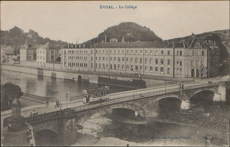 Carte postale ancienne Carte postale, Epinal, Le Collège 2