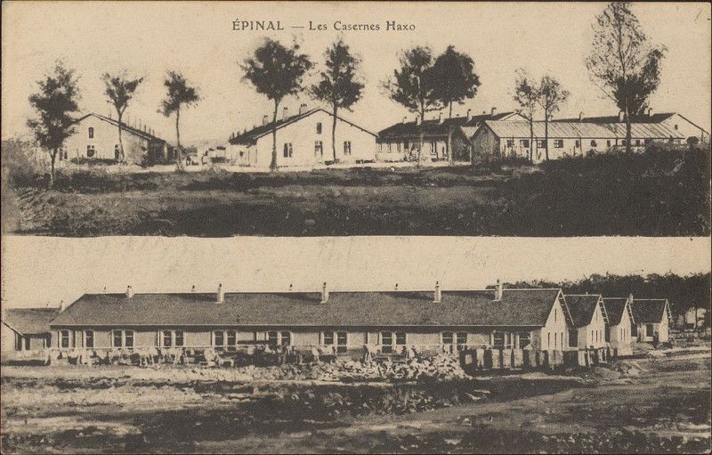 Carte postale ancienne Carte postale, Epinal, Les Casernes Haxo