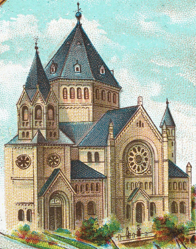 Carte postale ancienne Strasbourg. Synagogue (04)