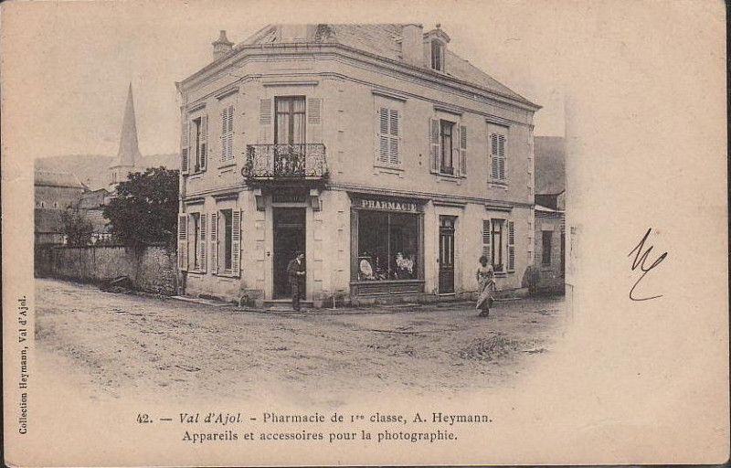 Carte postale ancienne Cpa Pharmacie A. Heymann