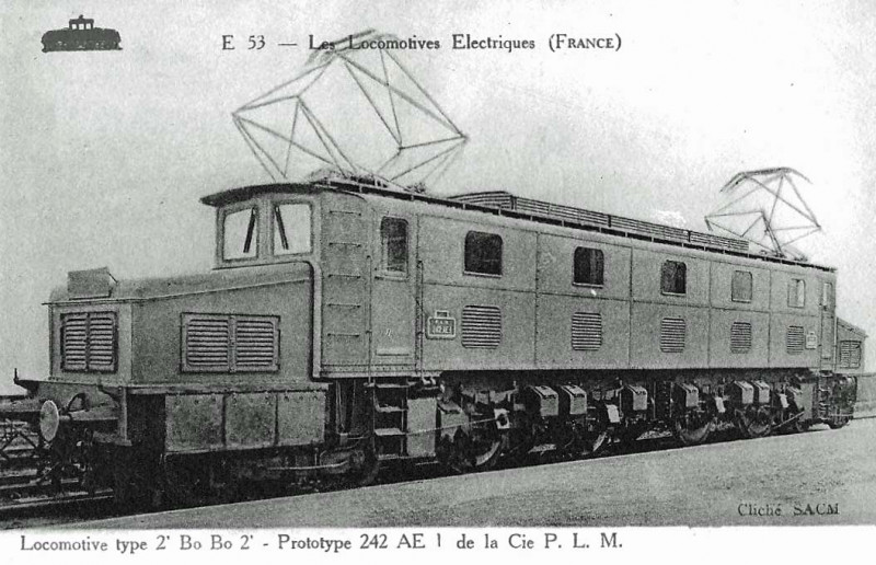 Carte postale ancienne Plm 242 Ae 1