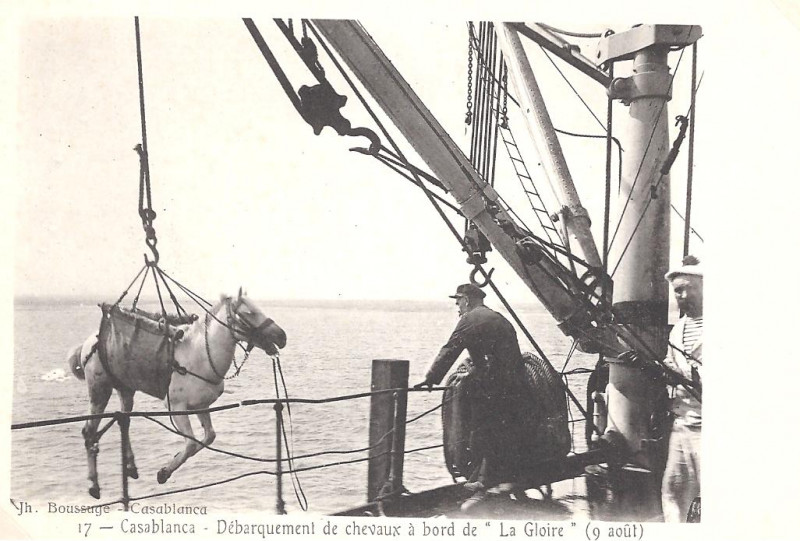 Carte postale ancienne الدار البيضاء 1907 جواد