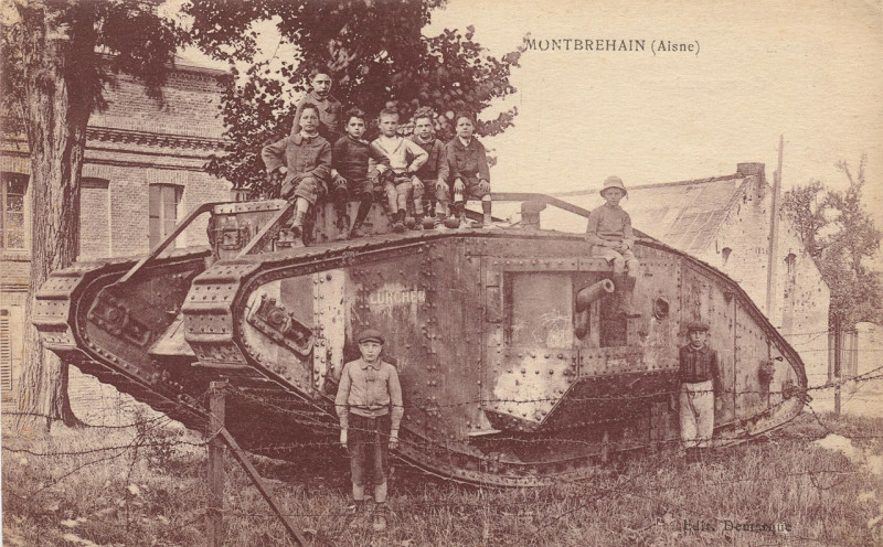 Carte postale ancienne MontbrehainCP30corrigée