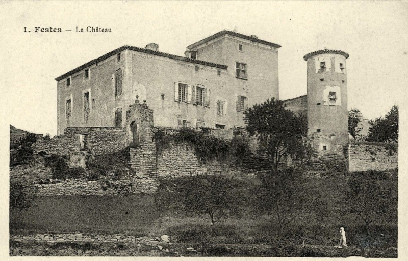 Carte postale ancienne Château de Festes (Festes-et-Saint-André)