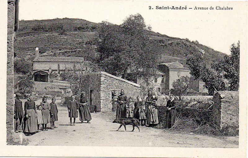 Carte postale ancienne Eglise Saint-André de Festes-et-Saint-André