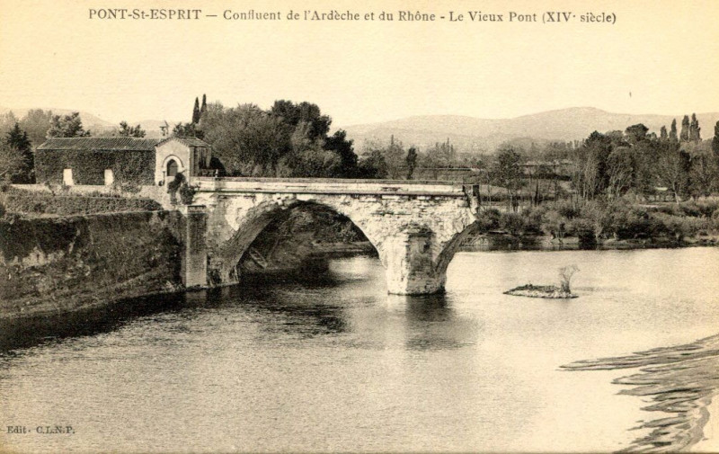 Carte postale ancienne Pont-st-Esprit