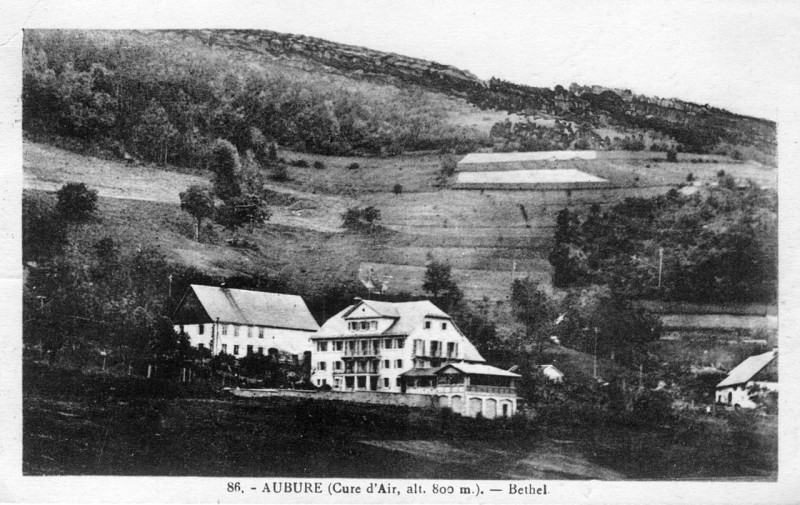 Carte postale ancienne 86 - Aubure (Cure d'air, alt. 800 m.) - Bethel
