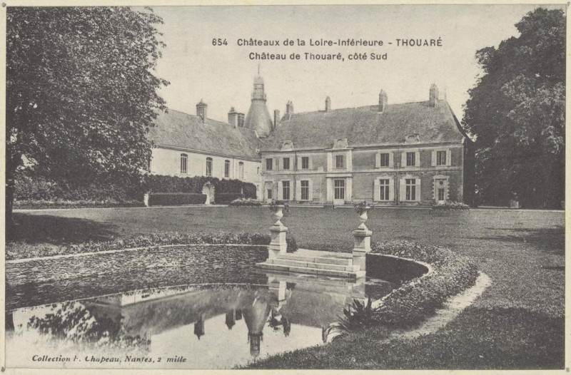 Carte postale ancienne Château de Thouaré, côté sud