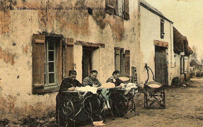 Carte postale ancienne Fleurs d'oranger Saint-Joachim 1930