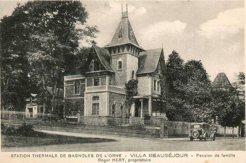 Carte postale ancienne DSC00175a- Quartier Belle Epoque- Villa Beauséjour