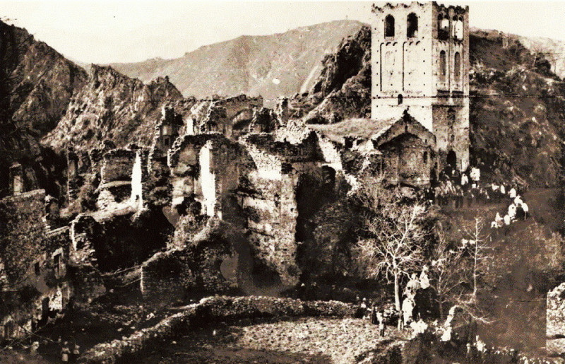 Carte postale ancienne Sant marti del canigo 1902