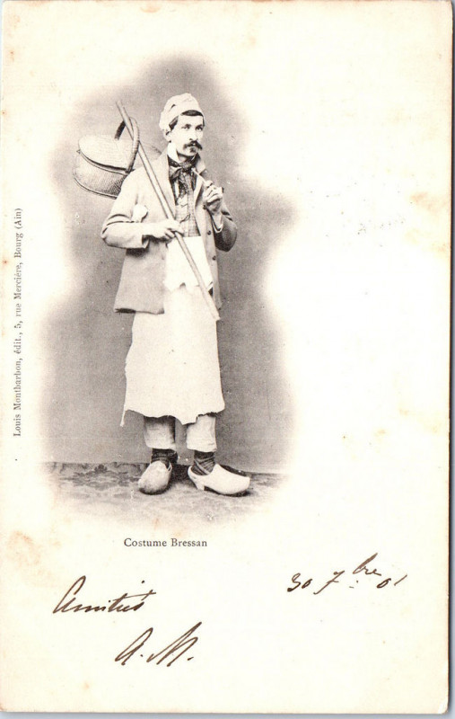 Carte postale ancienne Costume bressan