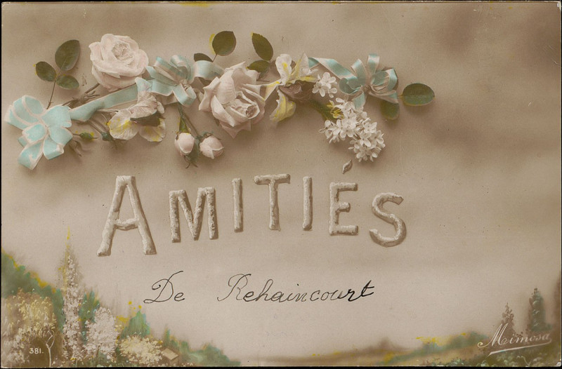 Carte postale ancienne Carte postale, Amitiés