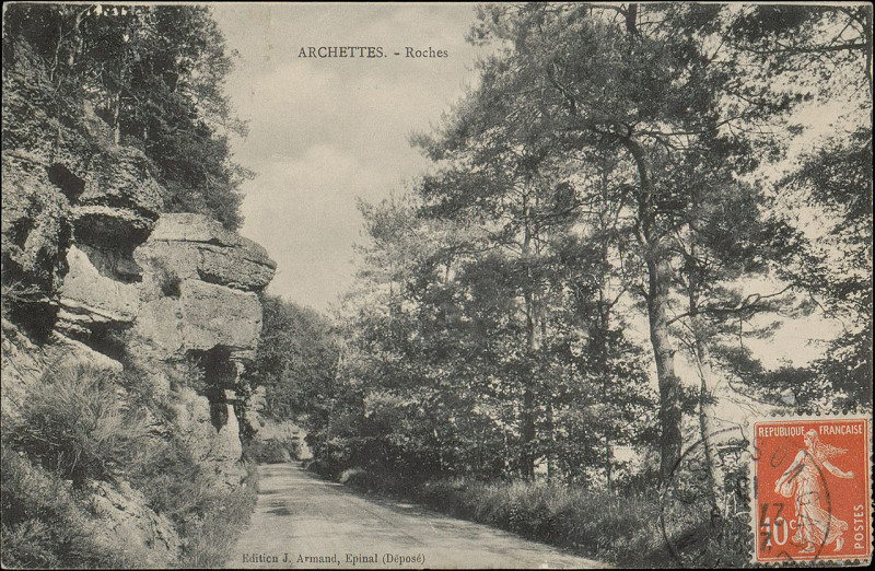 Carte postale ancienne Carte postale, Archettes, Roches