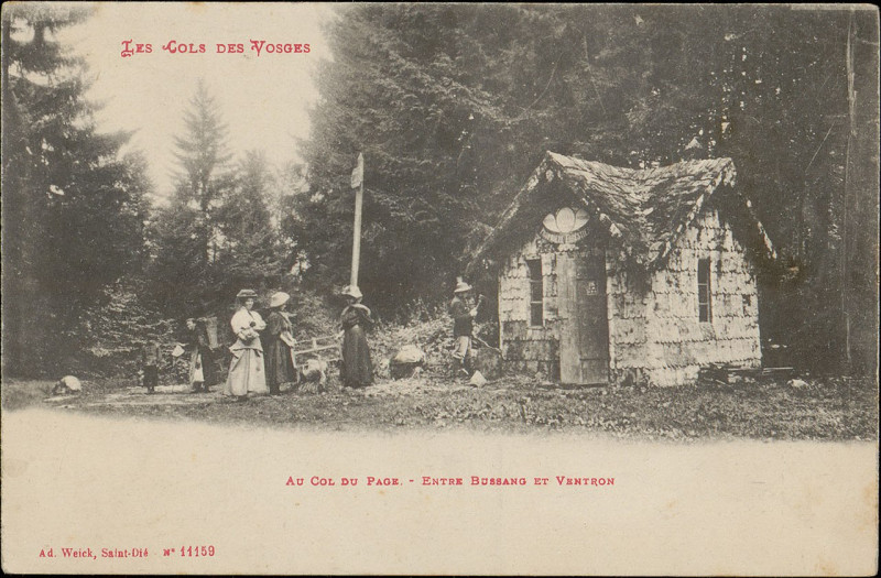 Carte postale ancienne Carte postale, Au Col du Page, Entre Bussang et Ventron