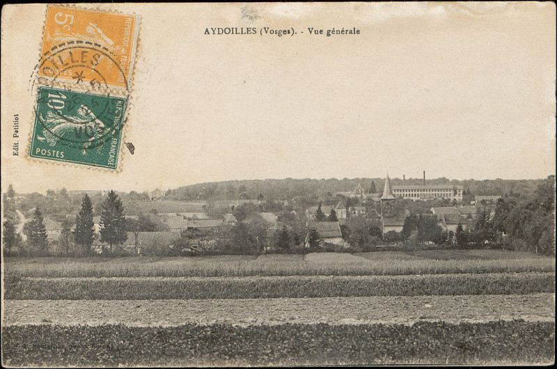 Carte postale ancienne Carte postale, Aydoilles (Vosges), Vue générale