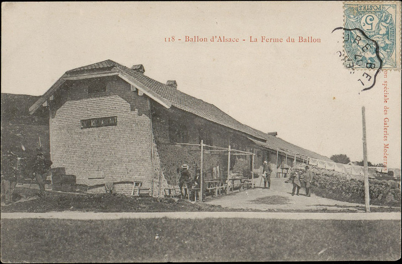 Carte postale ancienne Carte postale, Ballon d'Alsace, La Ferme du Ballon 2