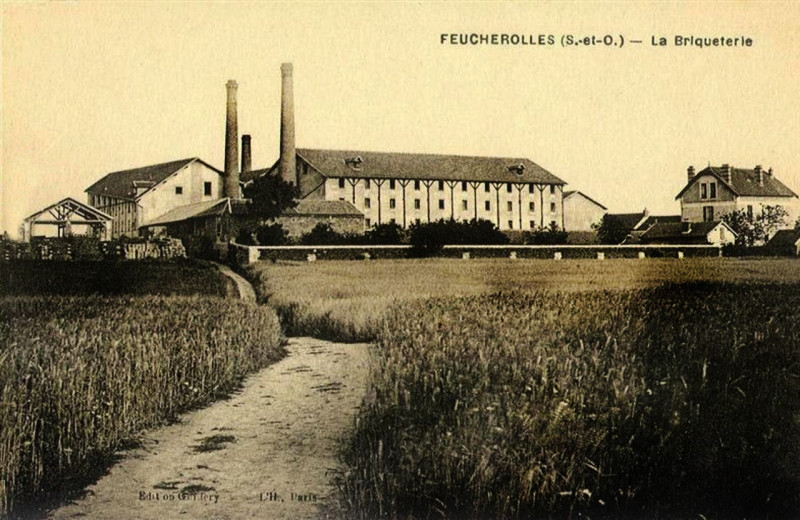 Carte postale ancienne Briqueterie de Feucherolles