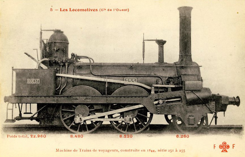 Carte postale ancienne Ouest 120 255