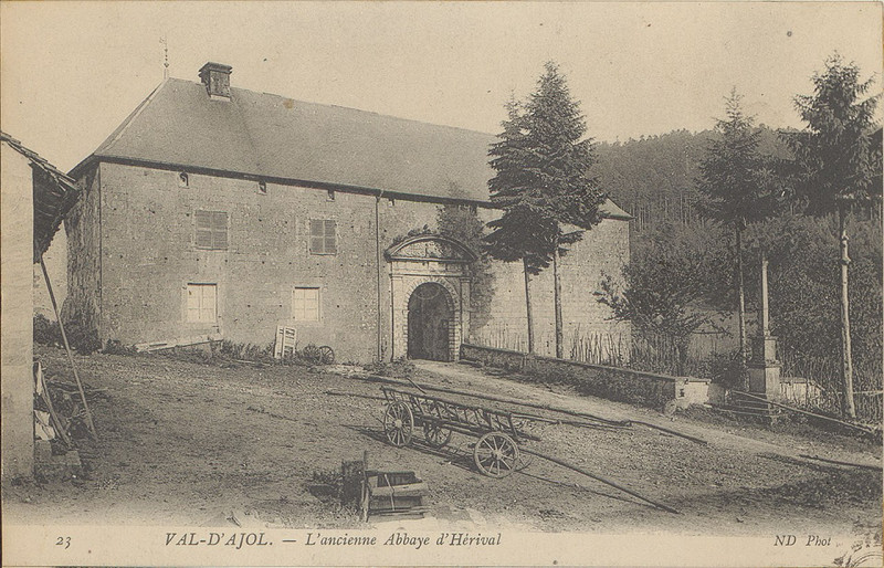 Carte postale ancienne Carte postale, Val d'Ajol, L'Ancienne Abbaye d'Hérival
