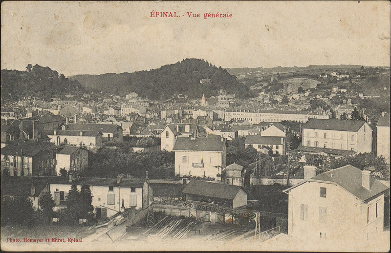 Carte postale ancienne Carte postale, Epinal, Vue générale 15